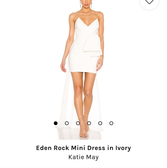 Eden Rock Mini Dress in Ivory - Katie May - Picture 3 of 8